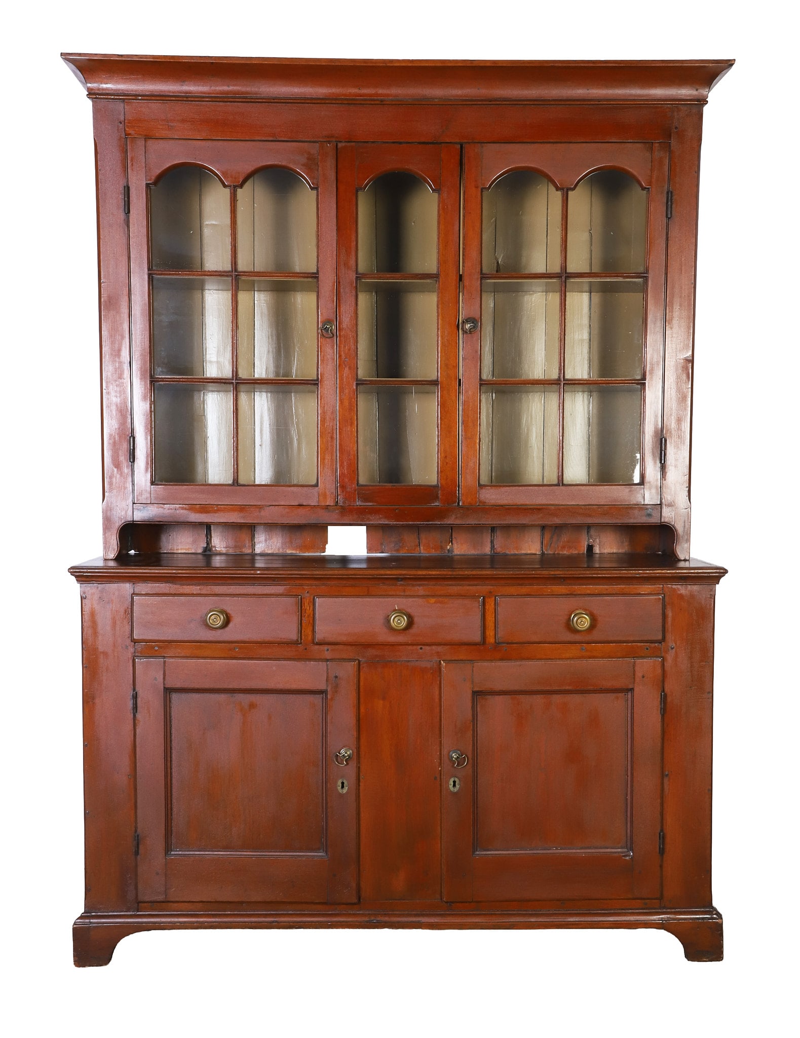 Antique Late 18th C Dutch Step Back Cupboard (1 of 20)