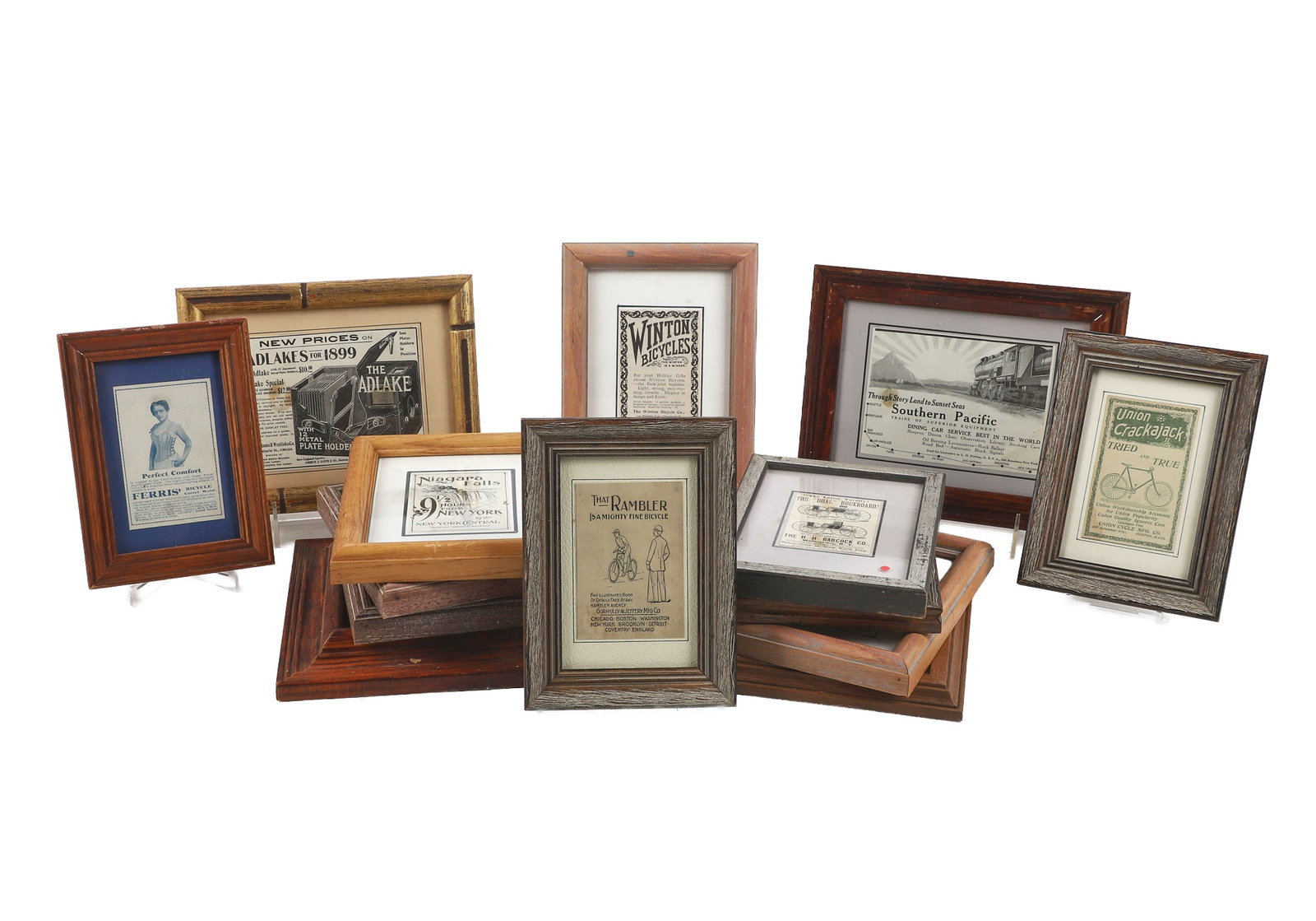 (14) Framed Advertisements Feat. Bicycles, Trains & Cameras (1 of 10)