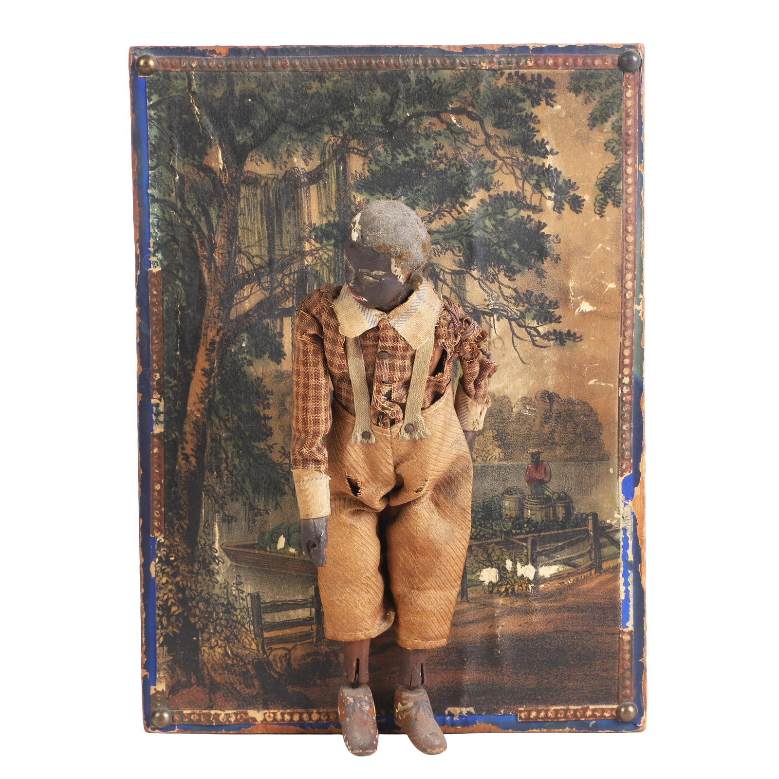 "Browers'' Patent Clockwork Plantation Dancer, Automatic Toy Works. (1 of 7)