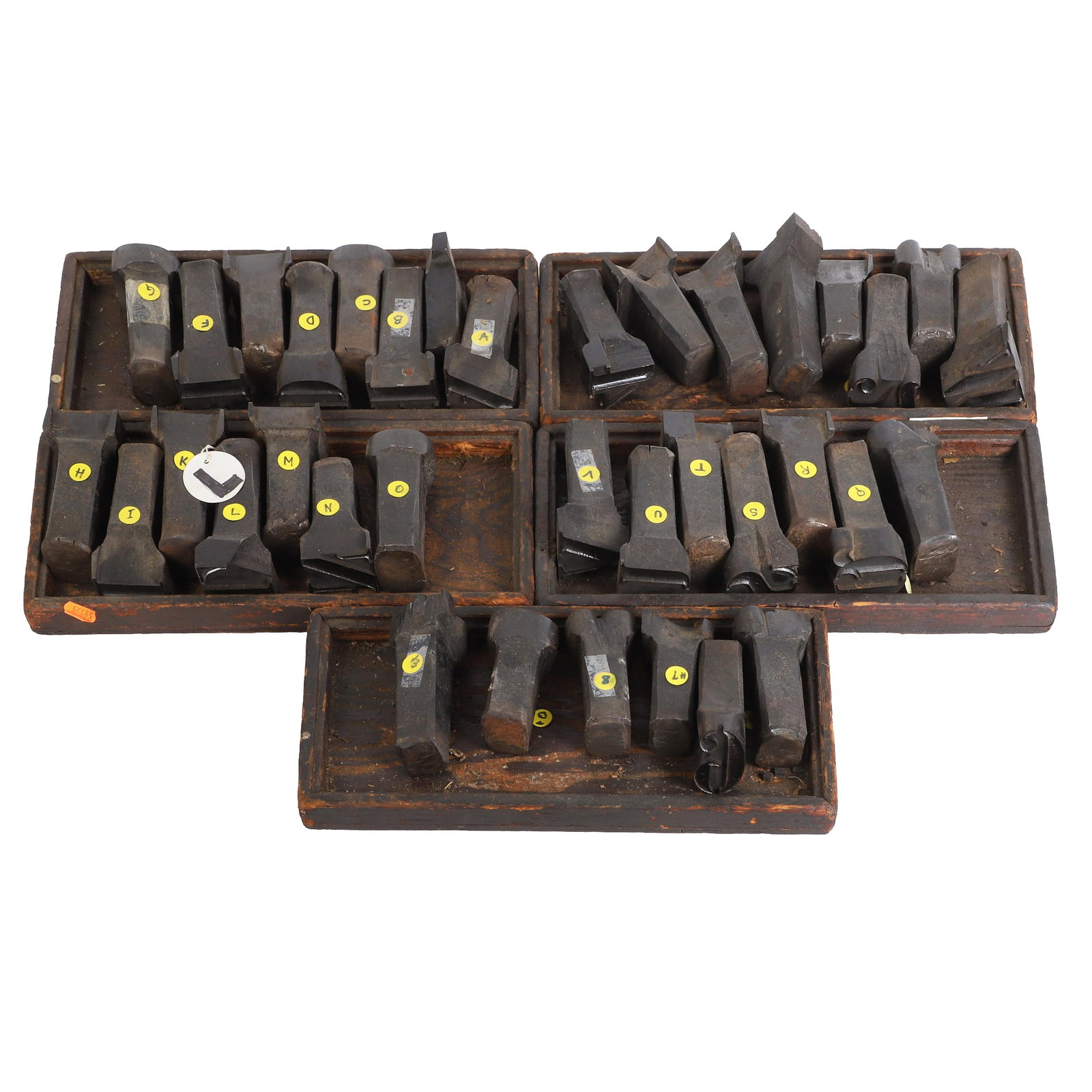 (5) Antique Stencil Stamp Die Set (1 of 4)
