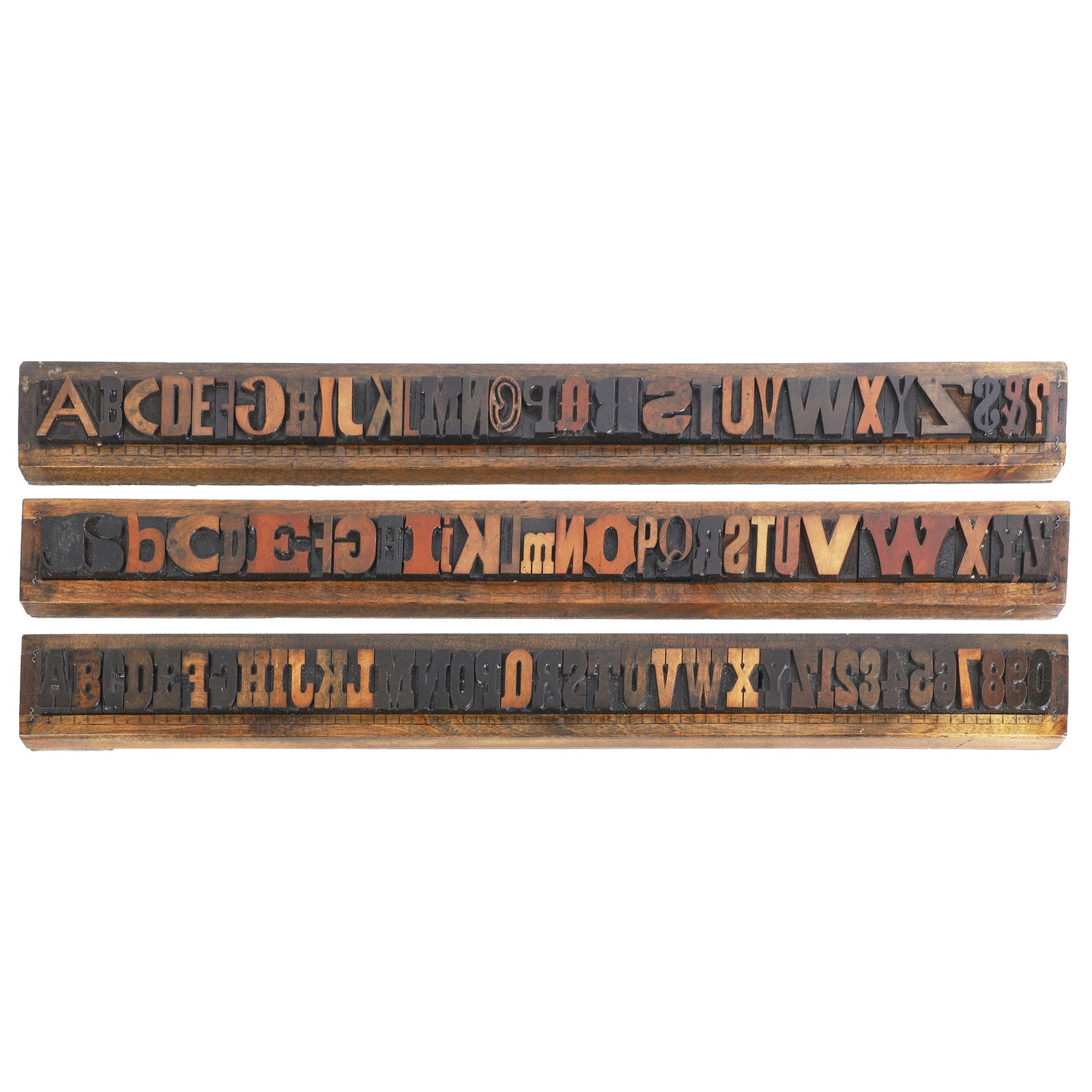 (3) Alphabet Typography News Stick Wall Art by Sy Blinn (1 of 10)