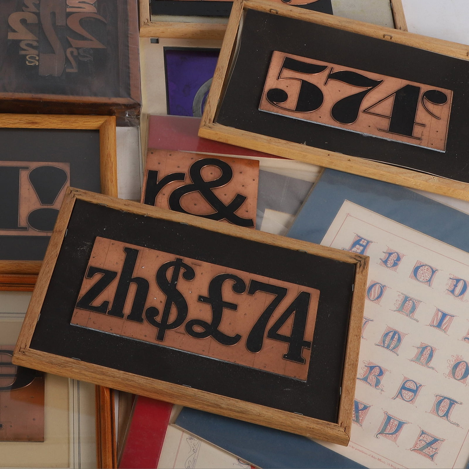 Typography For Display, Some Framed - 2