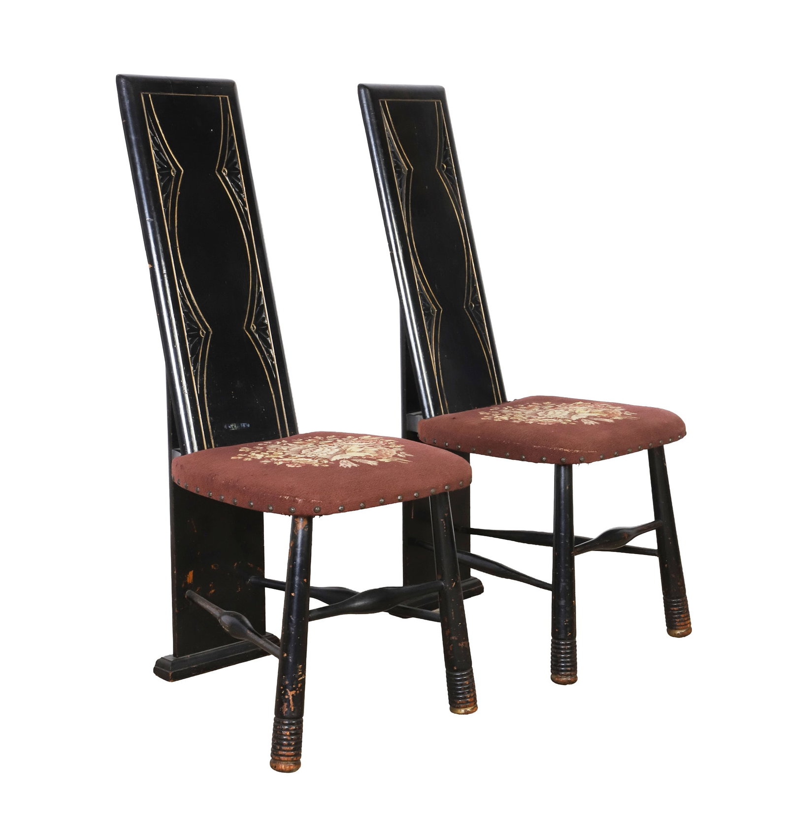 (2) Arts and Crafts, Glasgow School Style Chairs (1 of 11)