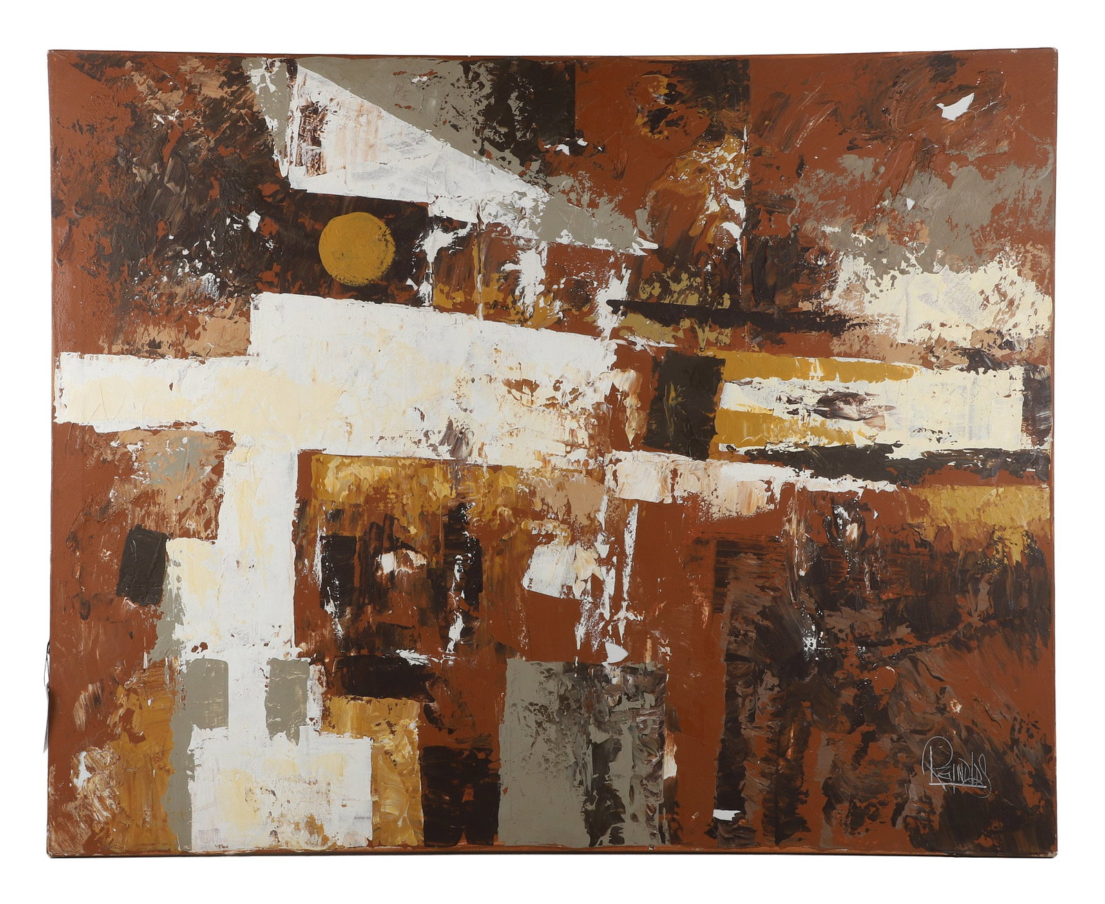 Lee Reynolds, Vanguard Studios Abstract Painting (1 of 6)