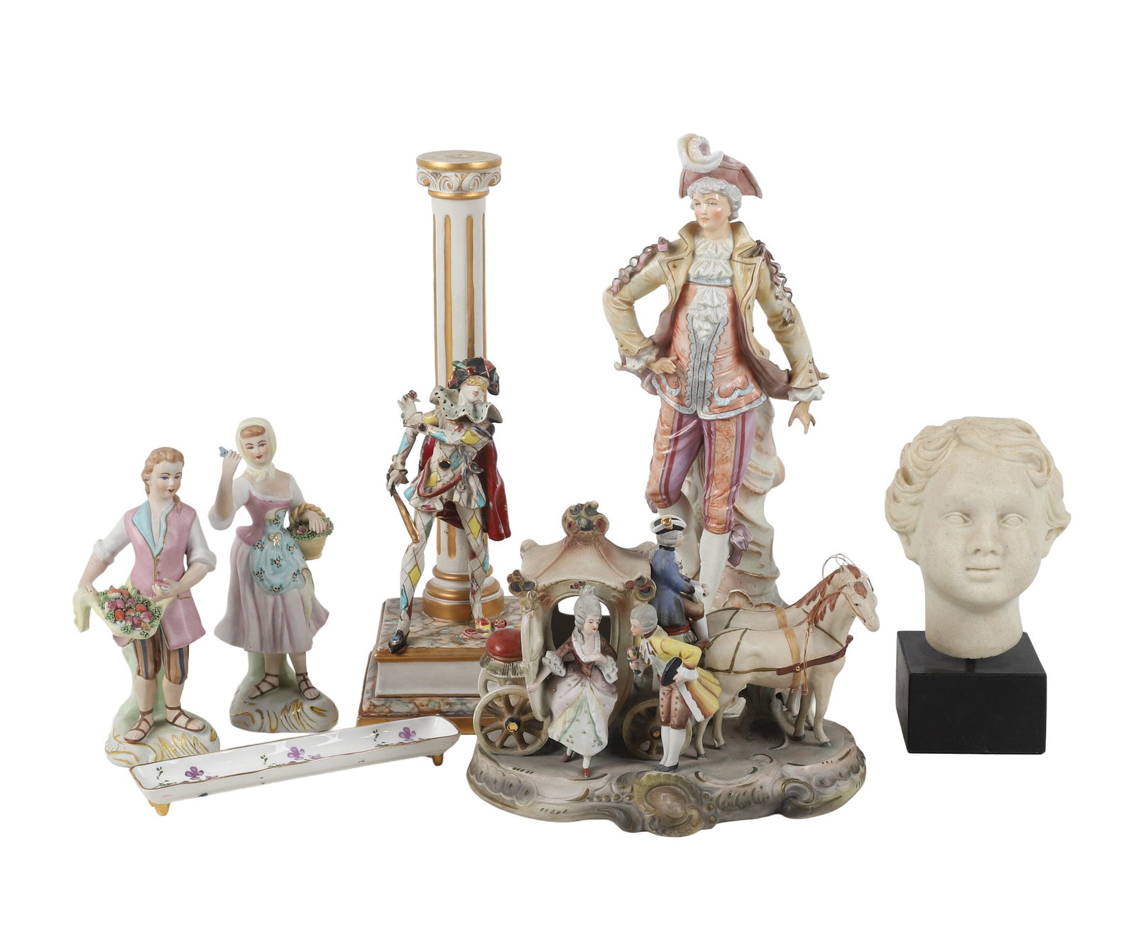 Collection of Figural Continental Porcelain (1 of 20)