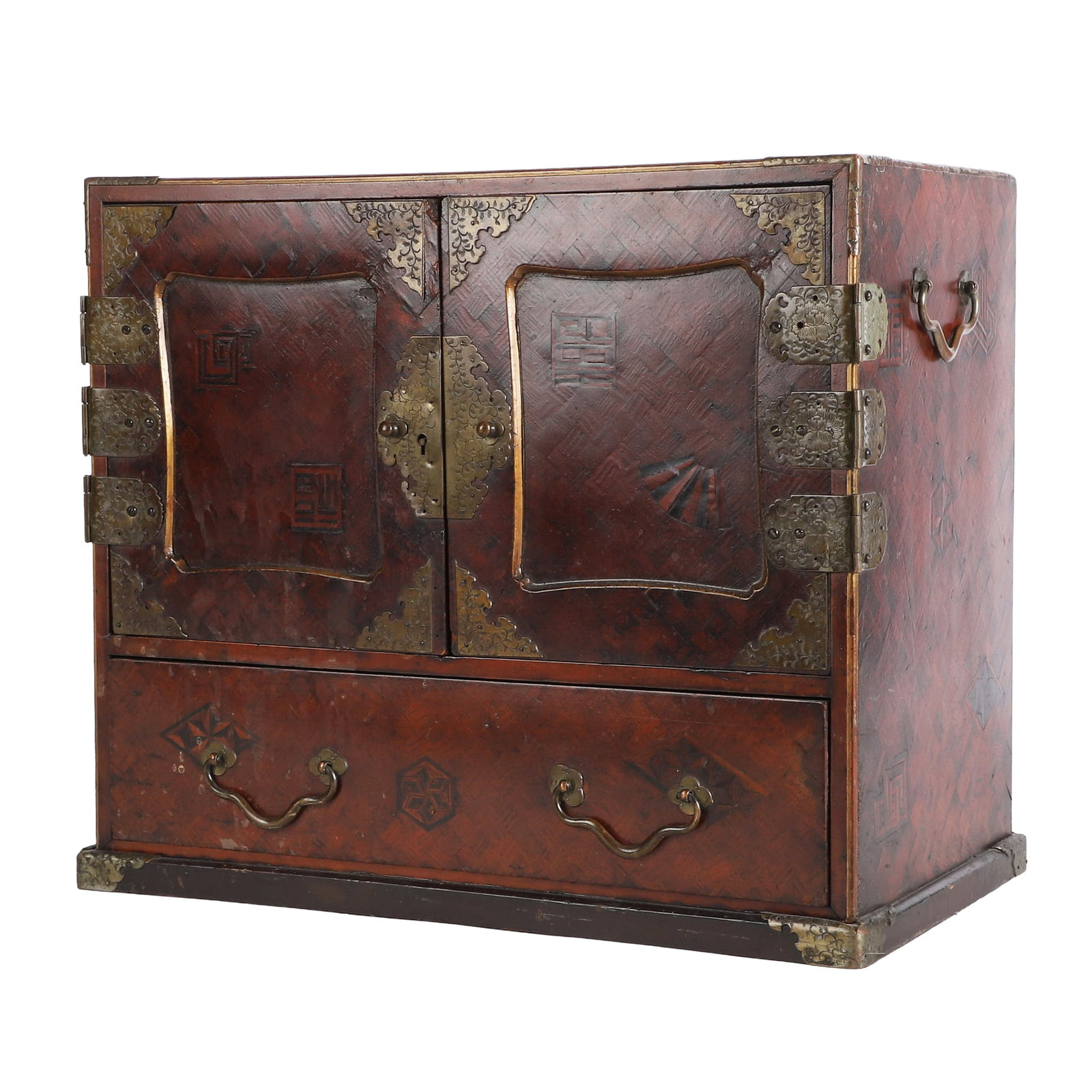 Japanese Marquetry Tansu Jewelry Chest (1 of 12)