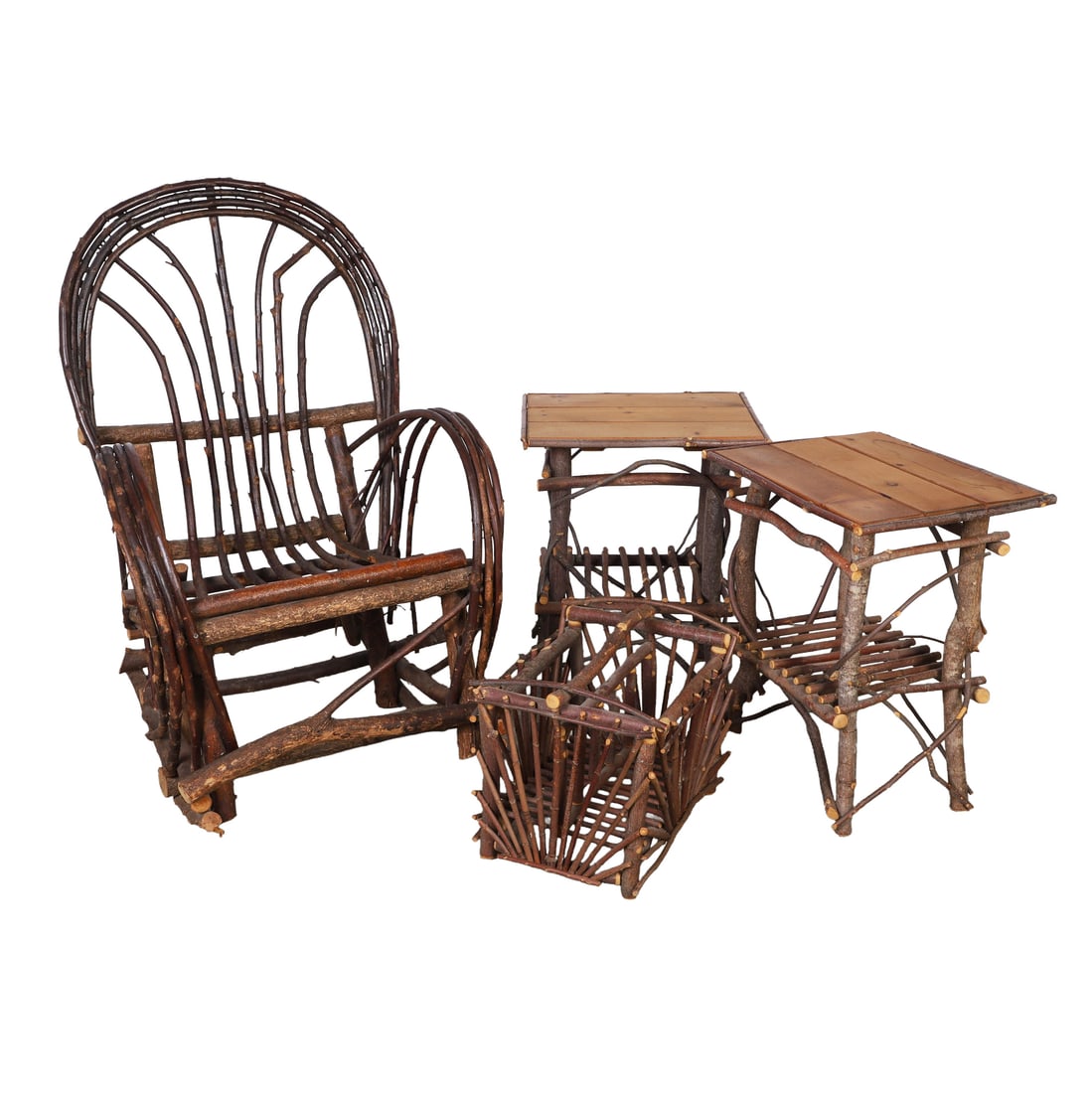 Rustic Bentwood & Twig Furniture Grouping (1 of 13)