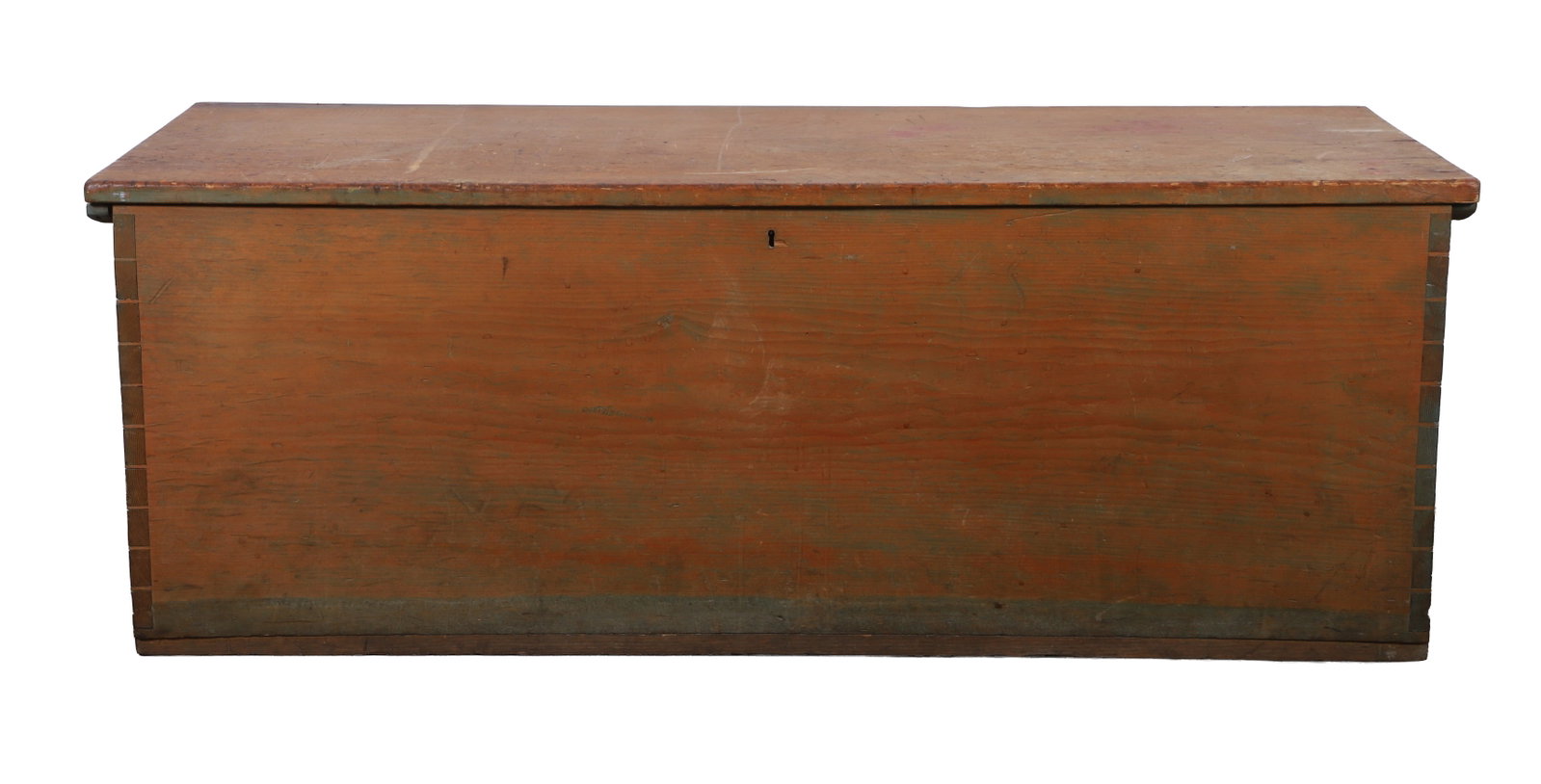 Dovetailed poplar lift lid trunk (1 of 7)