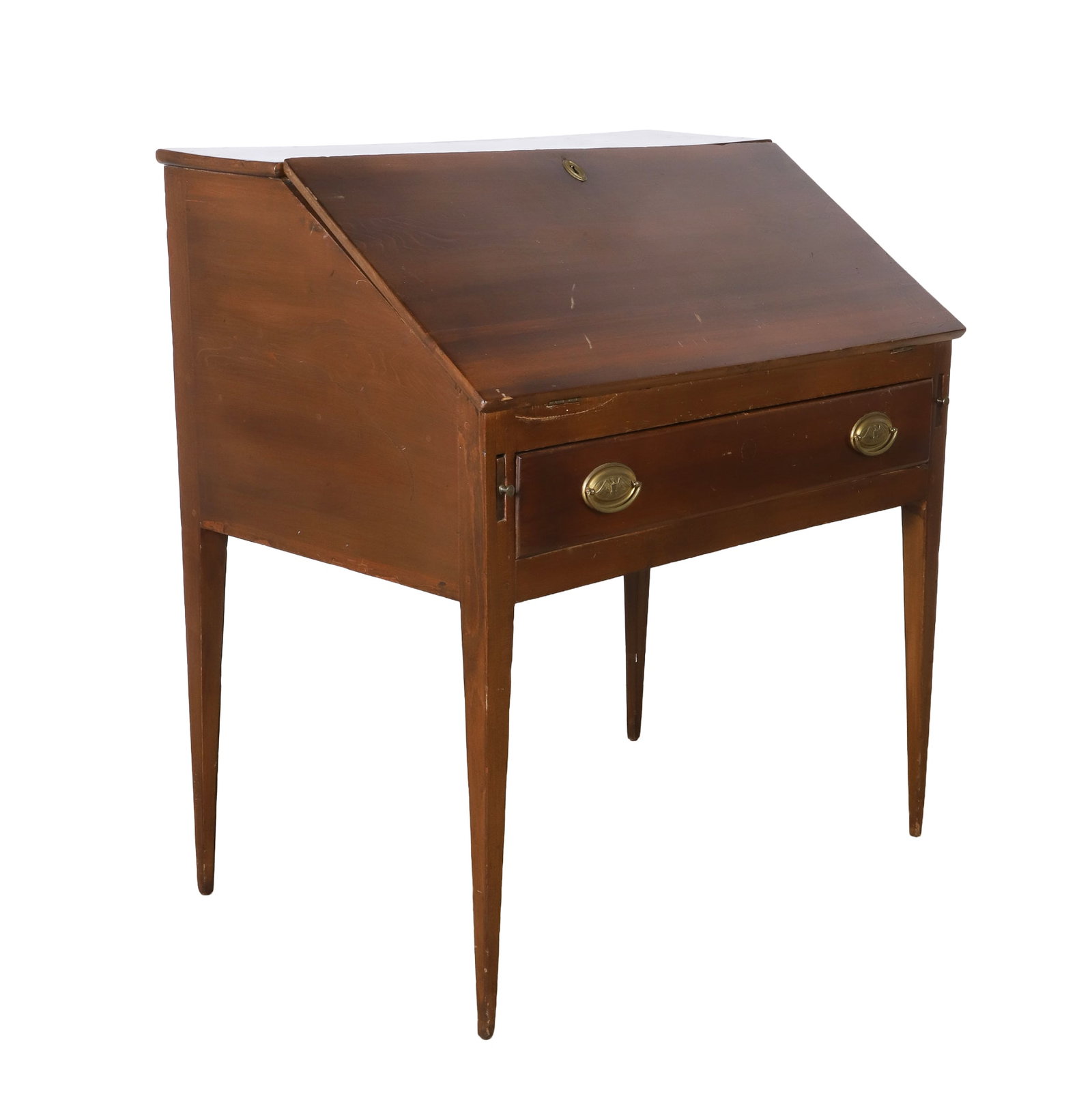 Antique Middle States Slant Front Desk (1 of 10)