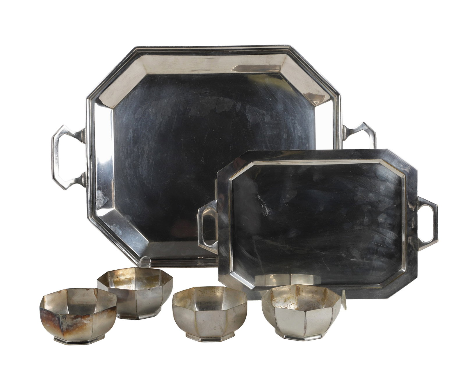 (5) Geometric Prata Wolff Silver Plate (1 of 9)