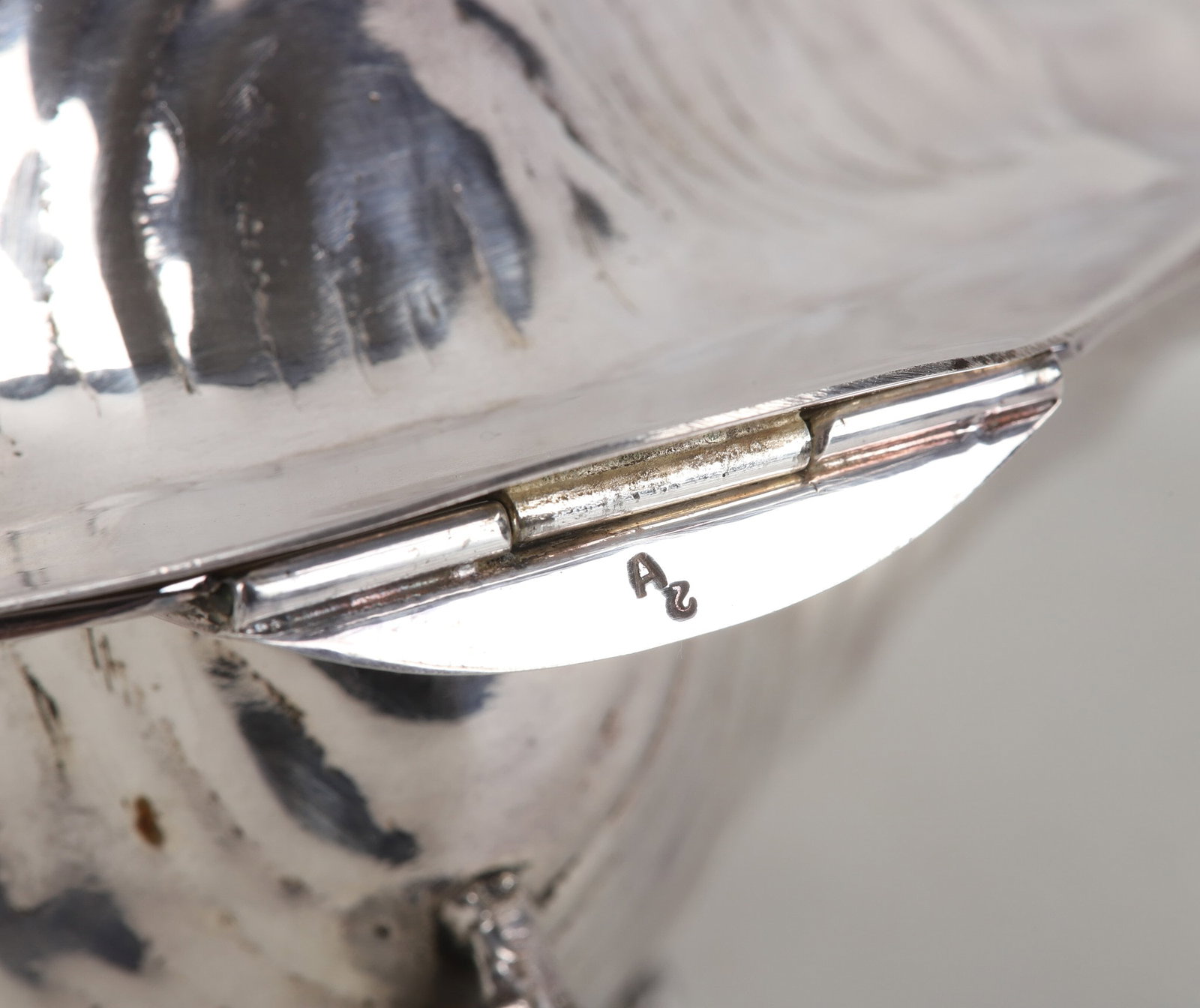 Silver Plated Clamshell Caviar Dish - 9