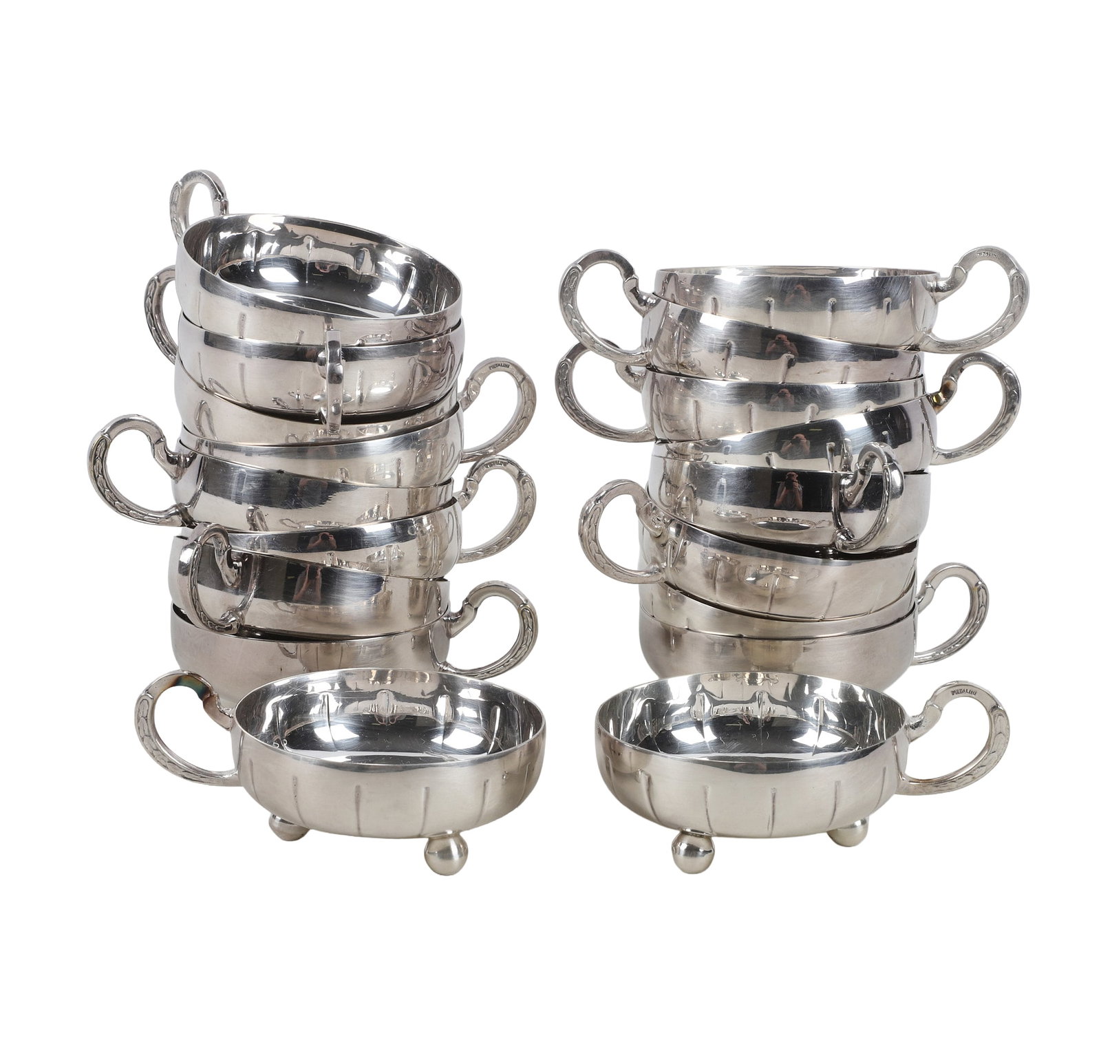 (18) Silver Plated Ice Cream Dishes (1 of 20)