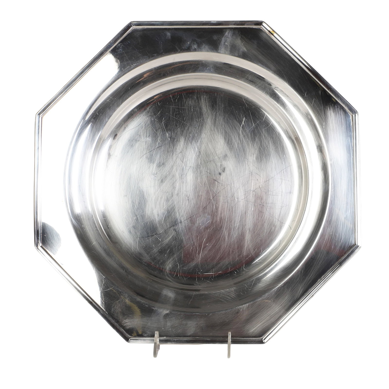 Soppil Wolff Silver Octagonal Round Tray (1 of 4)