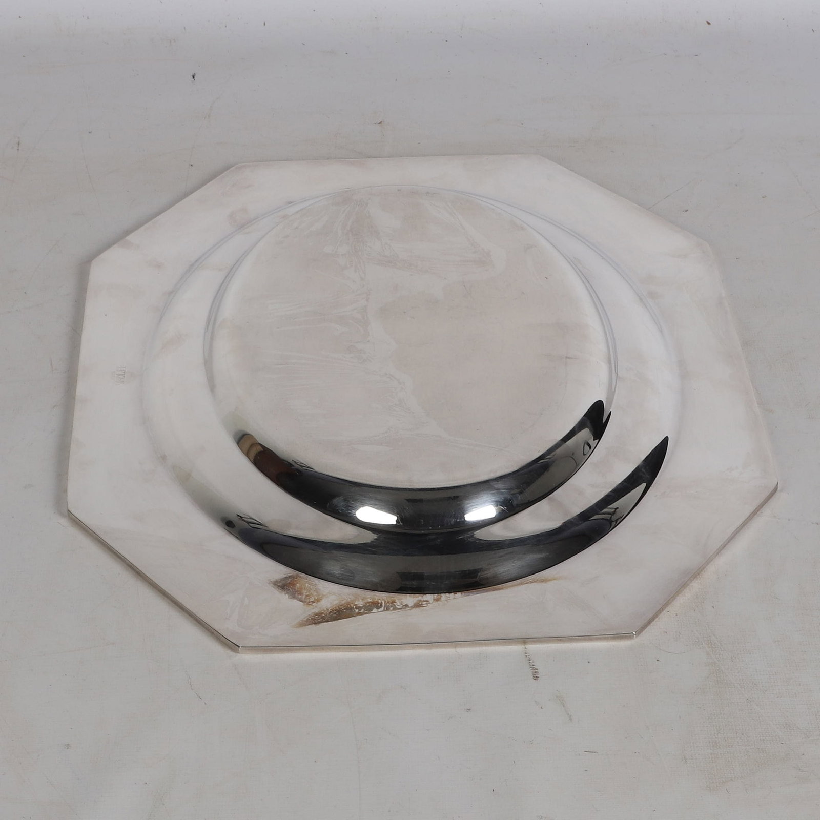 Soppil Wolff Silver Octagonal Oval Tray - 2