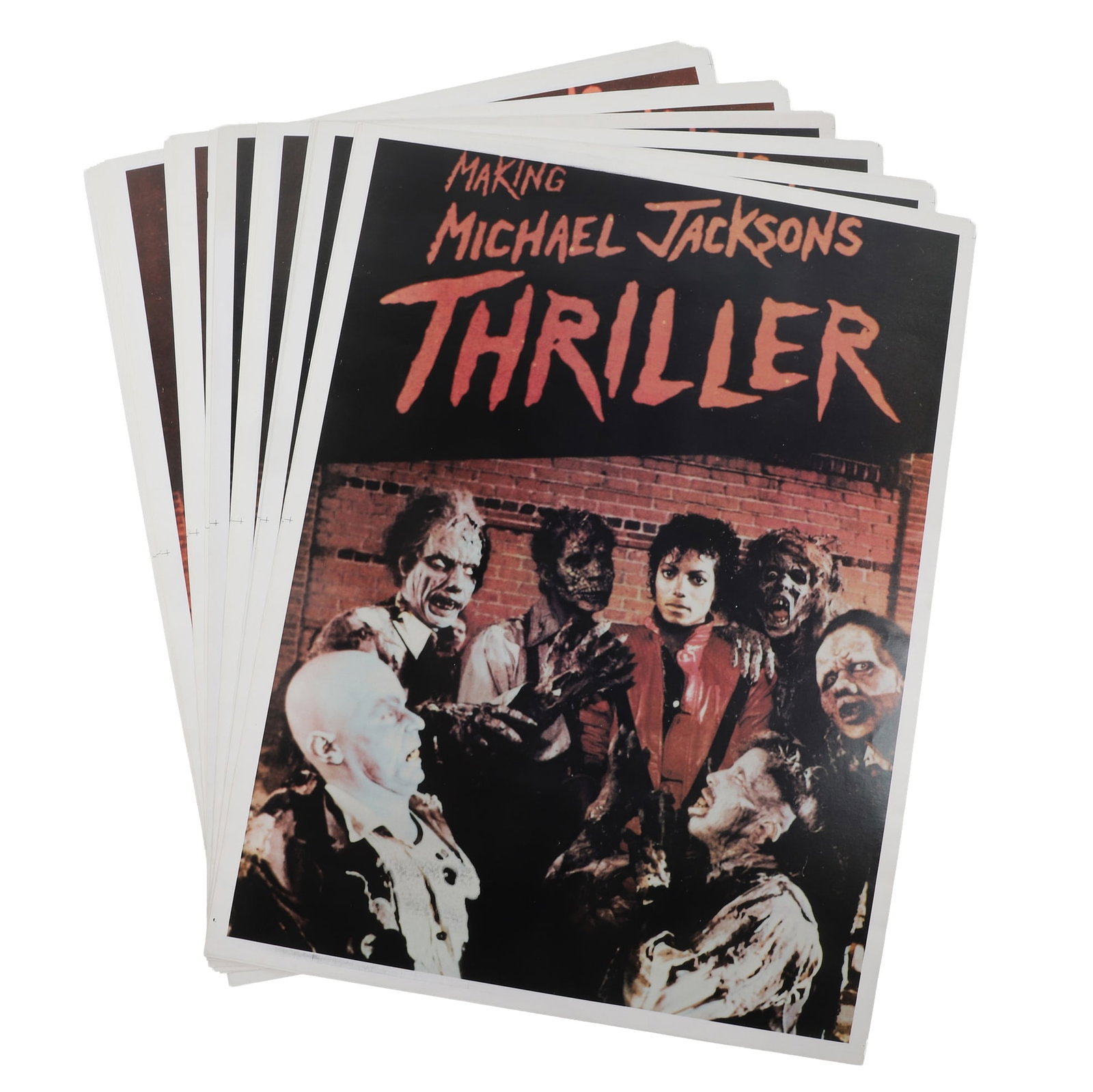 40+ NOS 'Making Michael Jackson's Thriller' Posters (1 of 5)