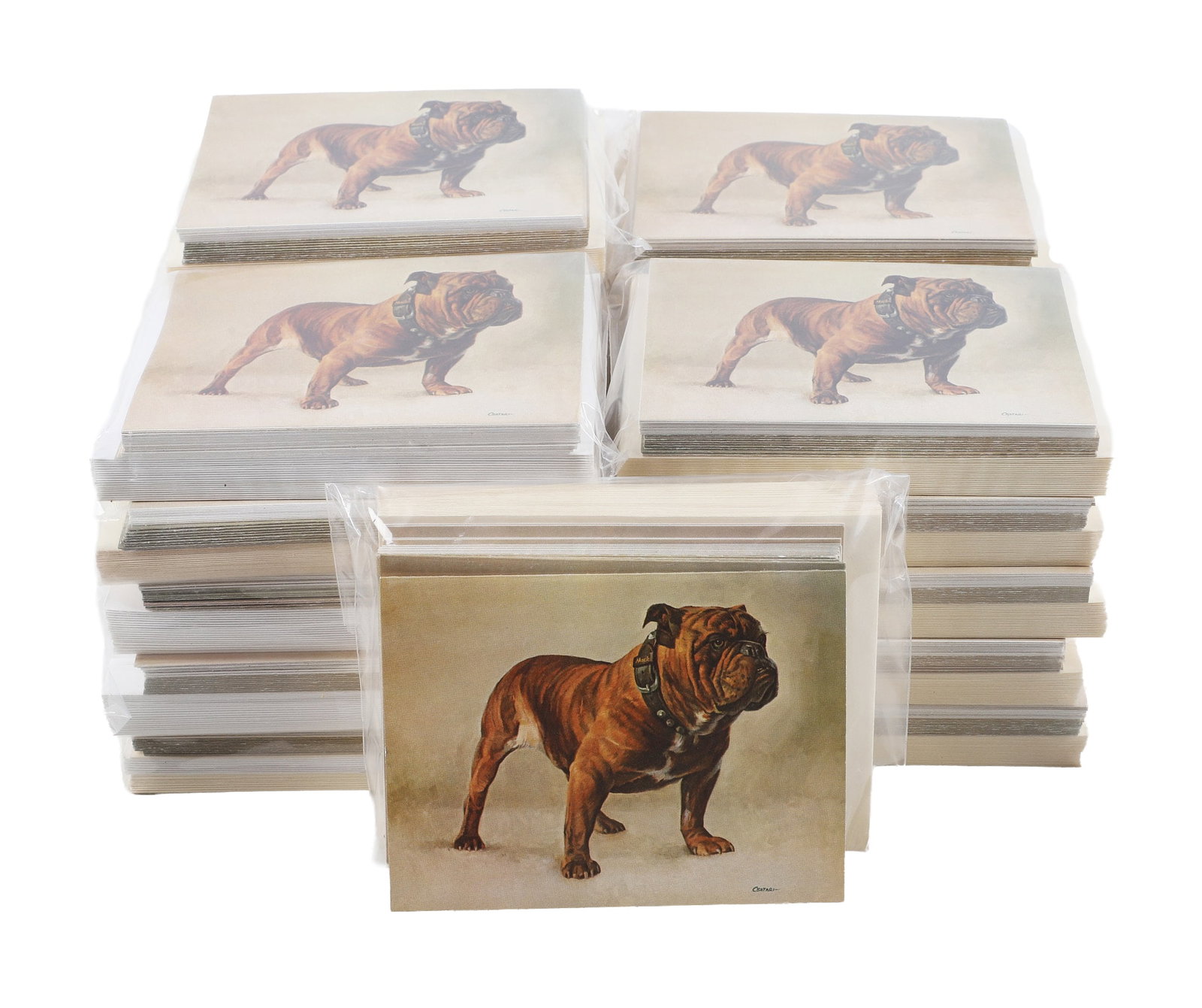 NOS Bulldog Cards: NOS Bulldog Cards NOS Bulldog cards in original packets with approx (10) cards and envelopes per pack making for over 200+ cards total.
