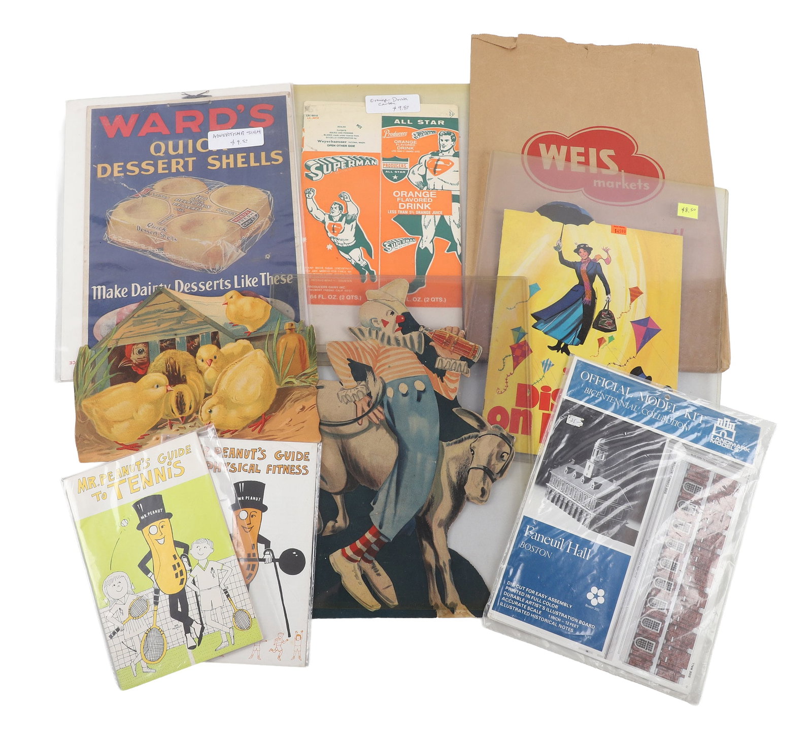 Ephemera Lot with Food / Beverage Advertising. (1 of 10)