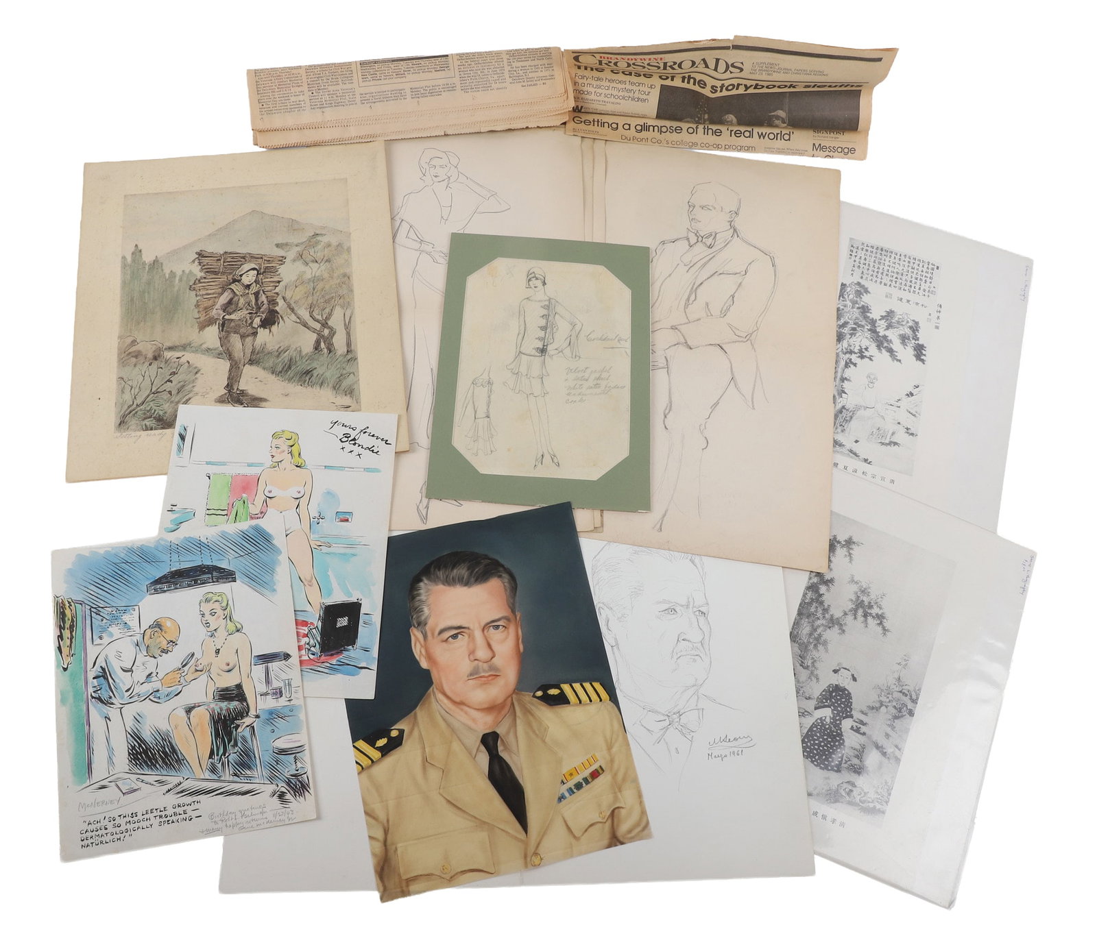 Ephemera, Lithography + Original Artwork (1 of 11)
