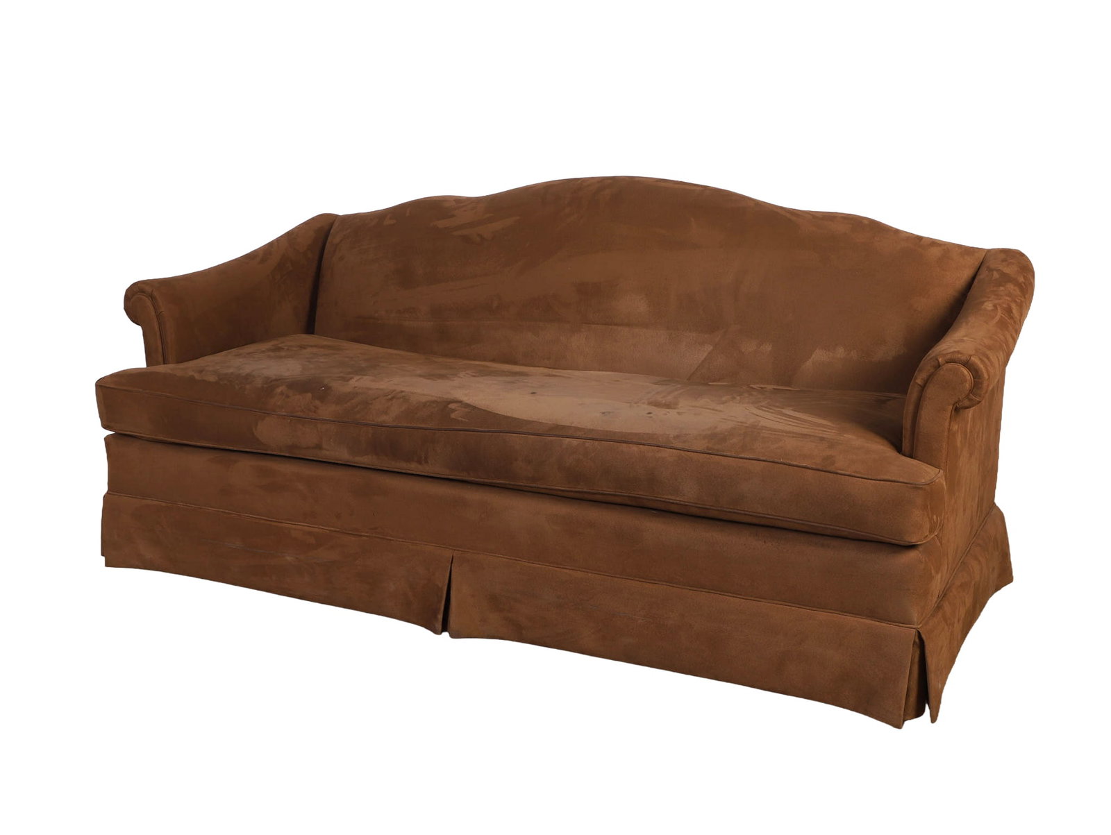 Vintage Nubuck Suede Leather, Upholstered Sofa (1 of 3)