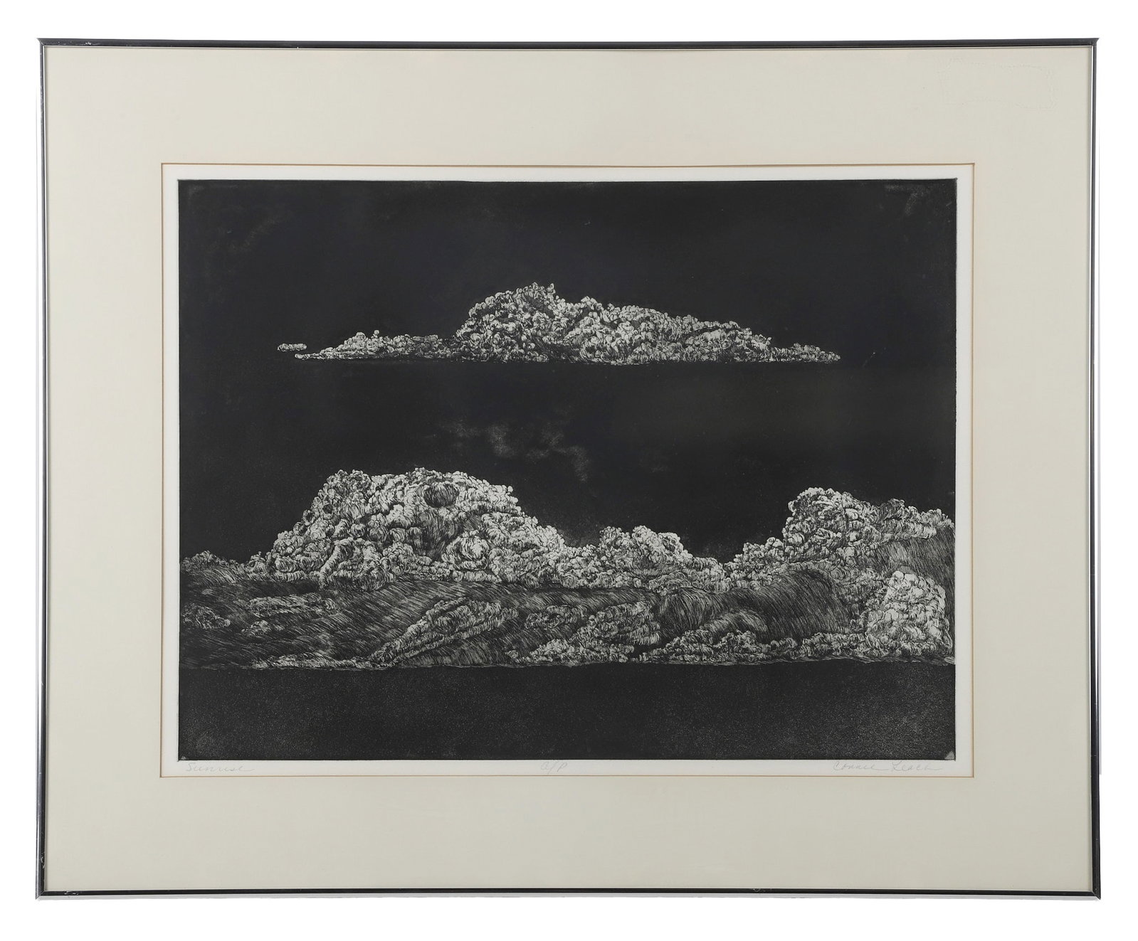 Connie Leach (American, 20th C) Etching. (1 of 8)