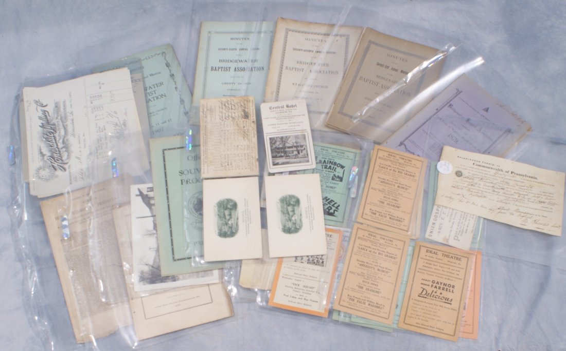 Susquehanna County PA, letterhead, billhead, brochures: Susquehanna County PA, letterhead, billhead, brochures etc, more than 40 pieces