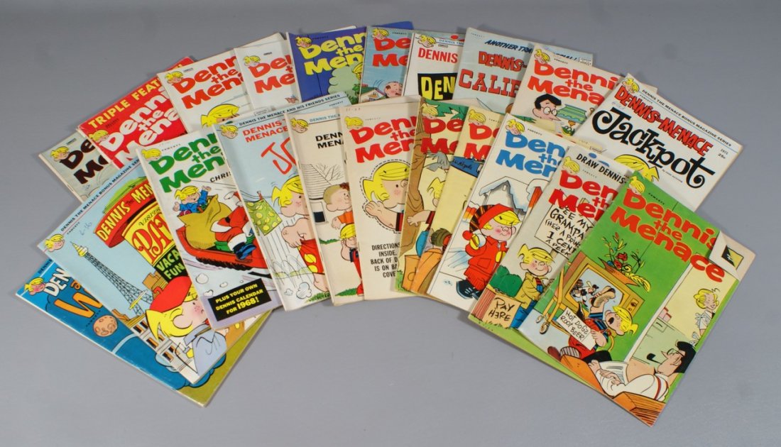 (21) Dennis the Menace comic books from the 60's and: (21) Dennis the Menace comic books from the 60's and 70's (8) are Silver Age, including Dennis the Menace in California (1965)