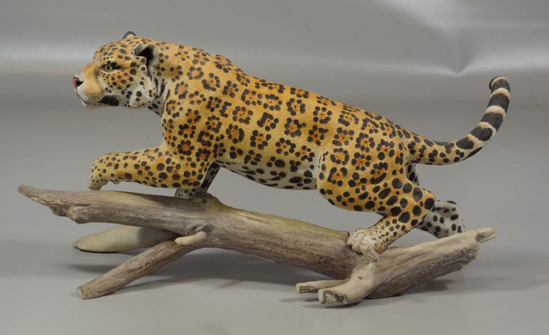 Boehm Porcelain figurine, "Jaguar" limited edition, c