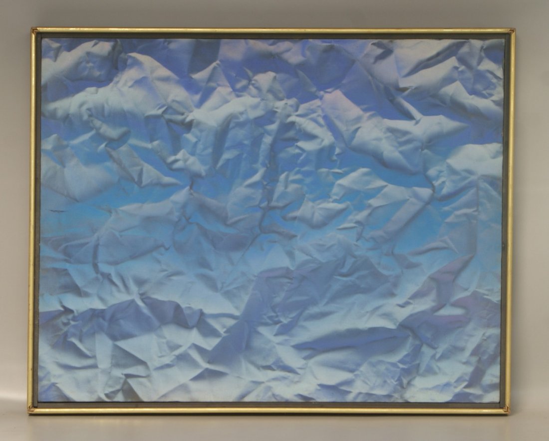 Edward Evans, American, 20th Century School, Oil on: Edward Evans, American, 20th Century School, Oil on canvas, "Amiret Sky", No visible signature, Framed, 22" x 26"