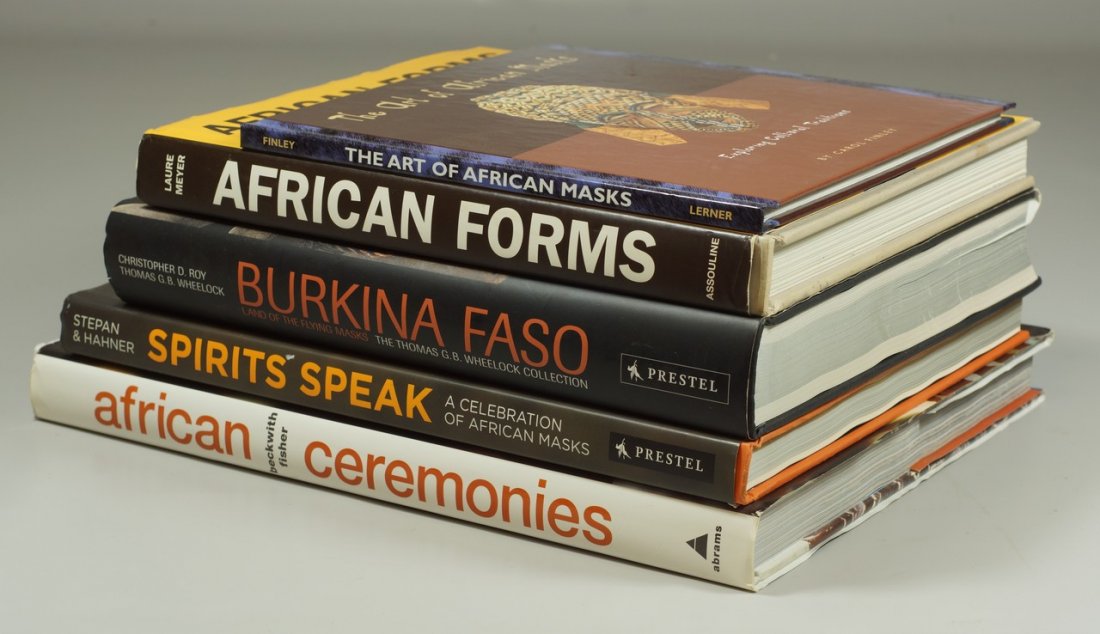 (5) African Art Reference books: " The Art of African: (5) African Art Reference books: " The Art of African Masks: Exploring Cultural Traditions" by Carol Finley; "Spirits Speak: A Celebration of African Masks" by Peter Stepan; "Land of Flying Masks: Art