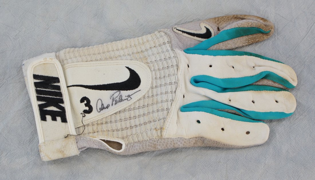 Alex Rodriguez, autographed game worn 1998 batting: Alex Rodriguez, autographed game worn 1998 batting glove, with Wall of Fame COA