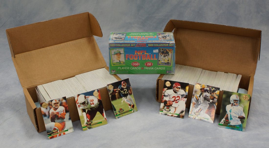 1989 Score Football Factory Sealed Set - Iconic Set for: 1989 Score Football Factory Sealed Set - Iconic Set for the Hobby Sanders, Aikman, etc. Rookies With (2) 1993 Stadium Club Football Parallel Superbowl crimped Set