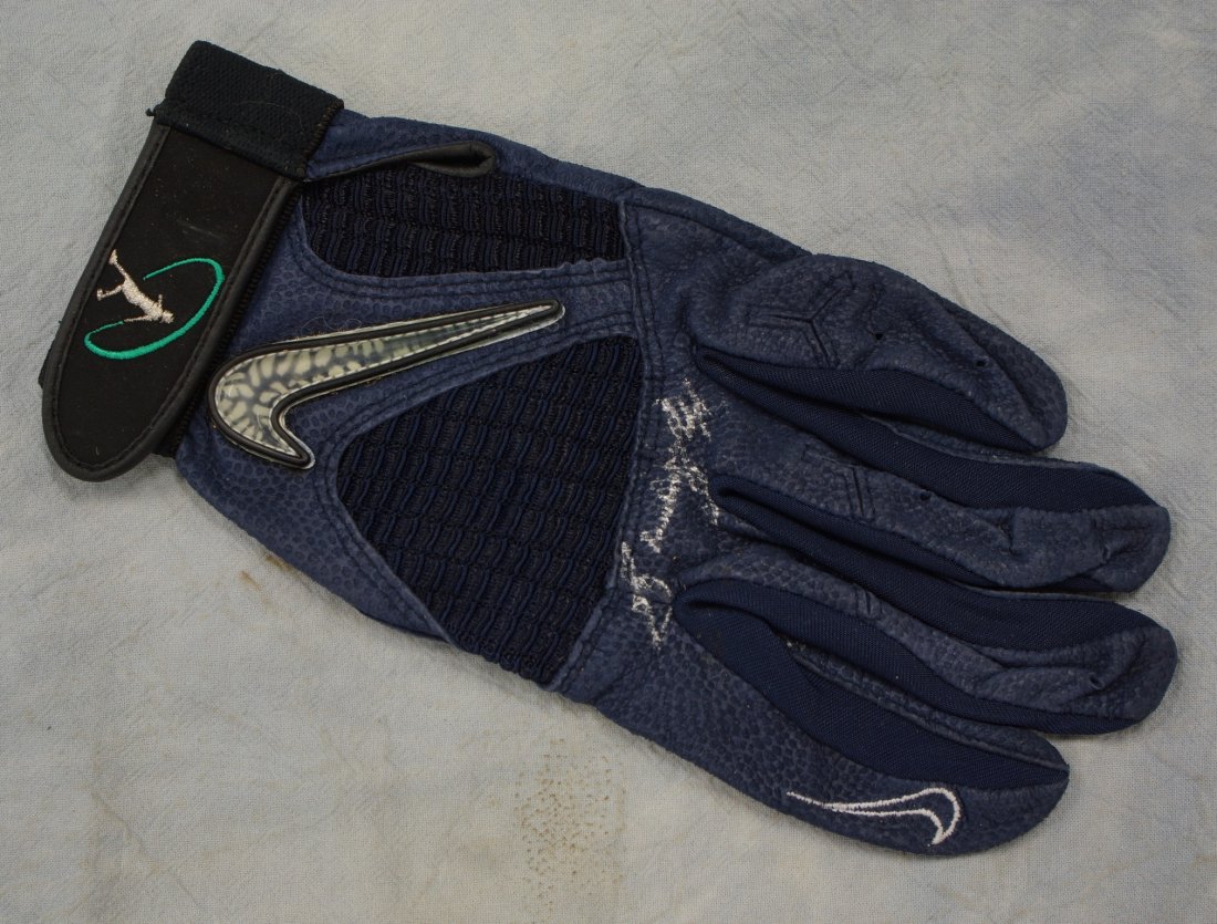 Ken Griffey Jr, autographed game worn 1998 batting: Ken Griffey Jr, autographed game worn 1998 batting glove, with Wall of Fame COA