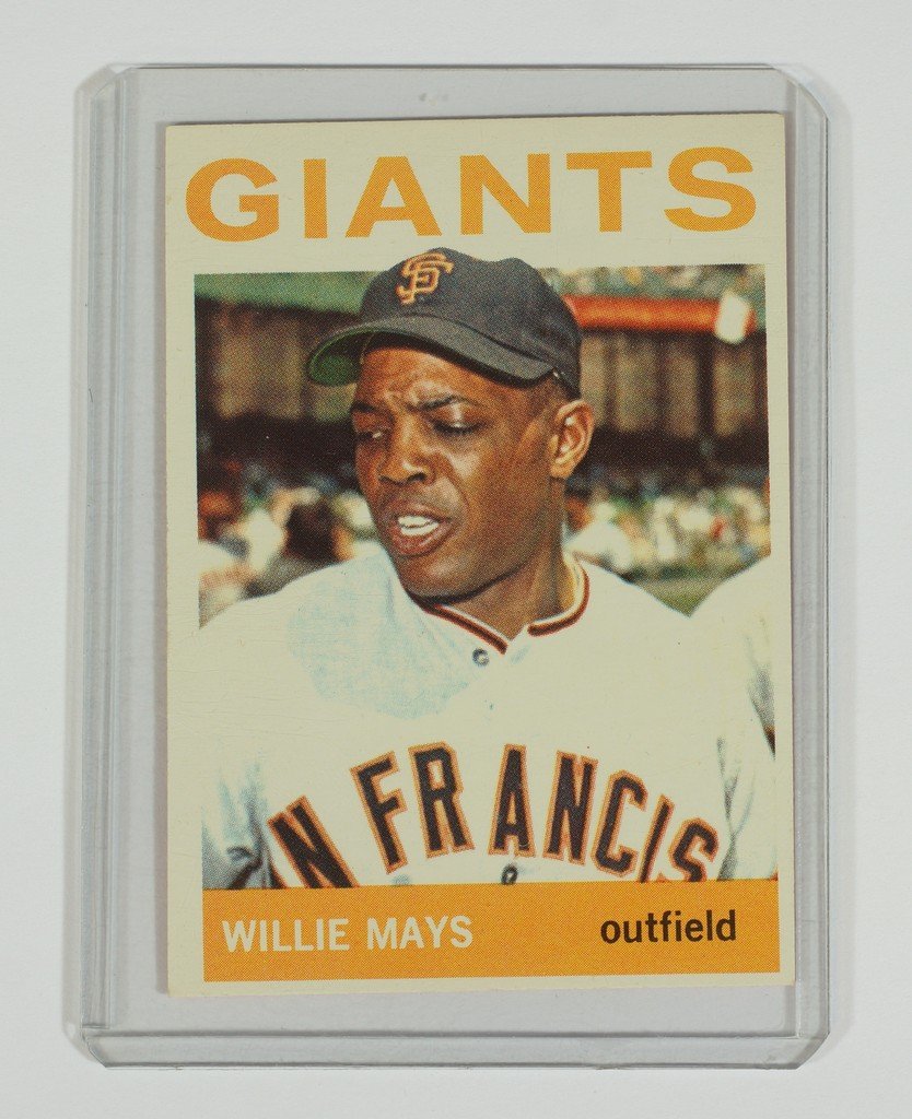 Willie Mays 1964 Topps no 150 card, EX-EX+: Willie Mays 1964 Topps no 150 card, EX-EX+