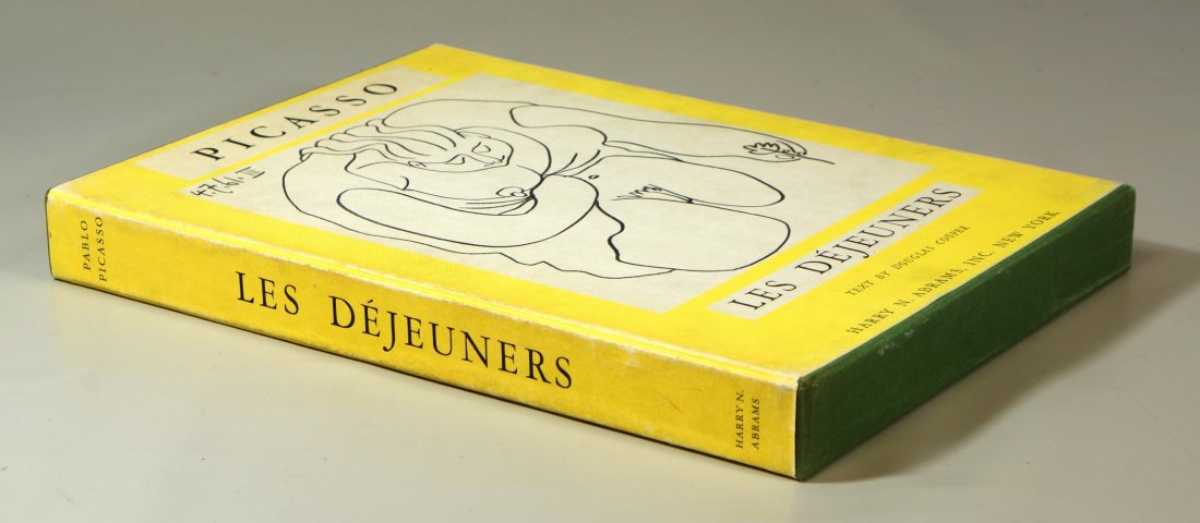 Pablo Picasso "Les Dejeuners", with text by Douglas: Pablo Picasso "Les Dejeuners", with text by Douglas Cooper, Harry N Abrams, Inc, New York, 1963, with original hardcover slip case, wear to the edges of the case