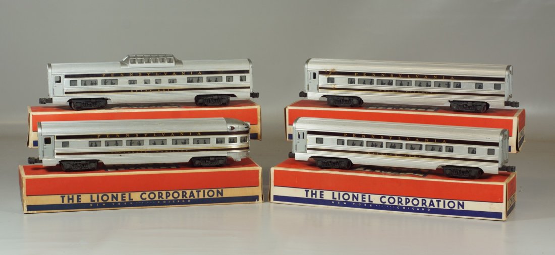 (4) Lionel trains, in their original boxes, to include:: (4) Lionel trains, in their original boxes, to include: #2541, an illuminated observation car; #2542, illuminated vista-dome car; #2543, illuminated Pullman car;#2544, an illuminated Pullman car