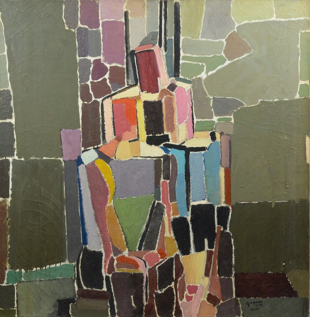 Ralph Gagnon (American, 1919-1996), oil on canvas, (1 of 4)