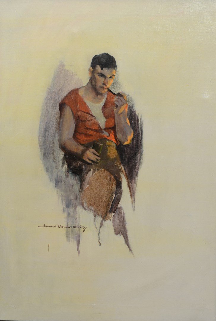 Howard Chandler Christy (American, 1872-1952), oil on (1 of 4)