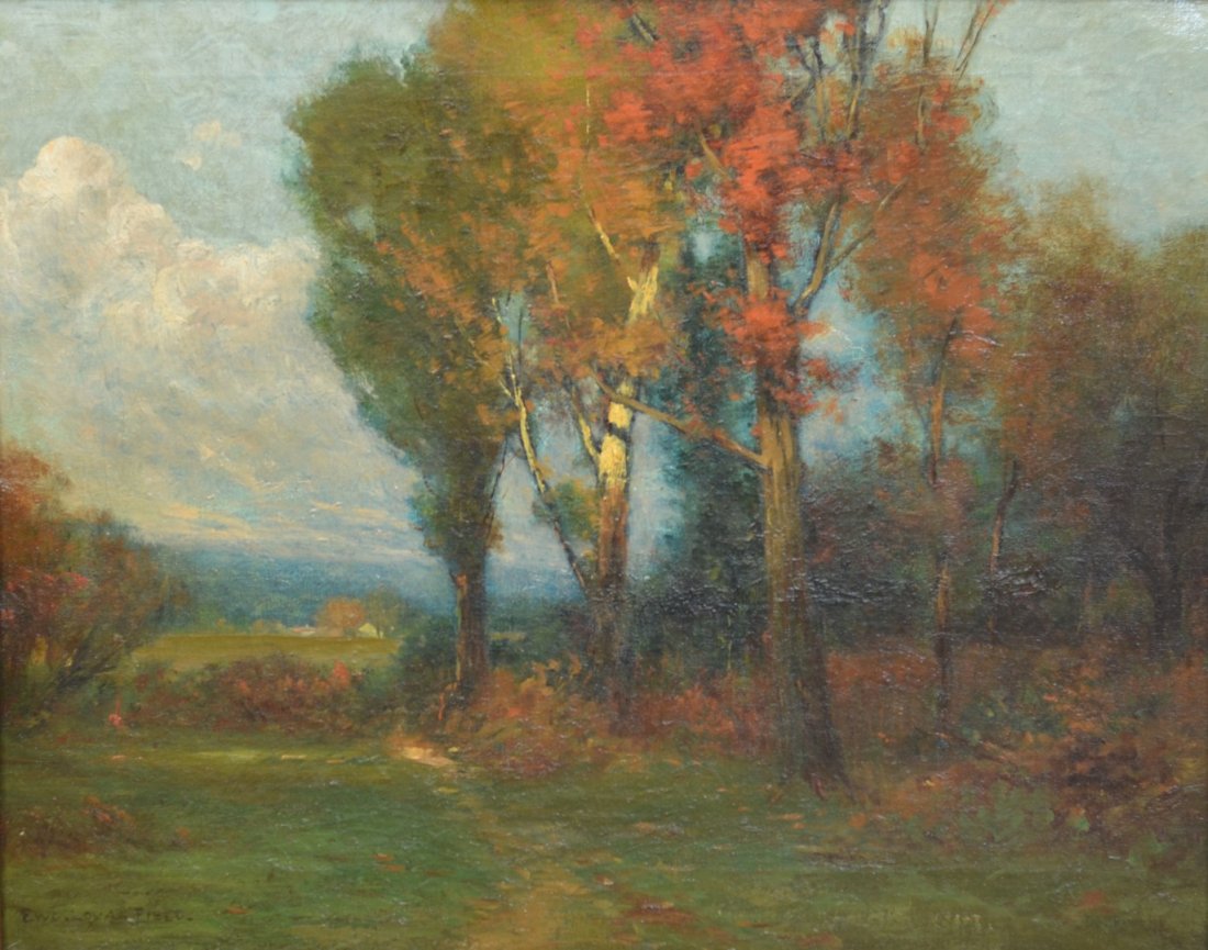 Edward Loyal Field (American, 1856-1914), oil on (1 of 3)