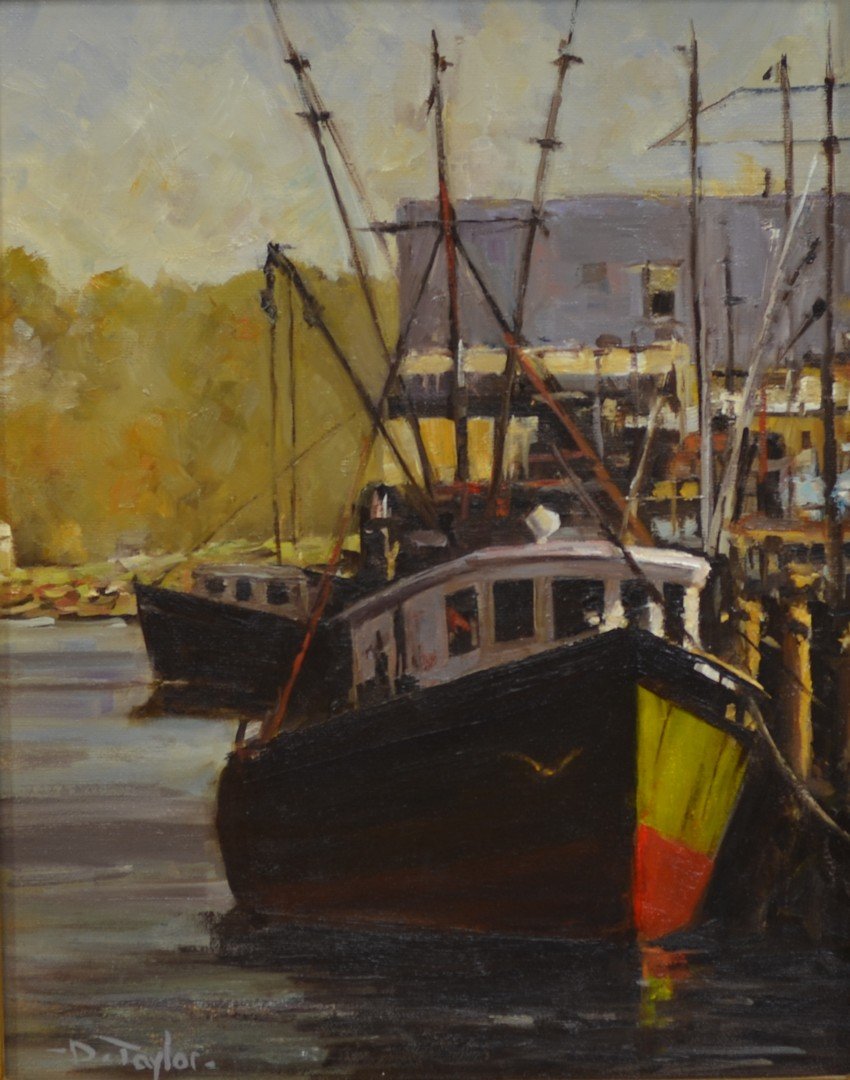 David Taylor (American, OR, 20th Century), oil on (1 of 3)