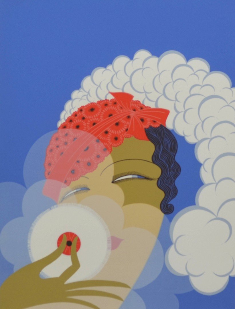 Erté (Russian/French, 1892-1990), serigraph, "Make Up", (1 of 3)