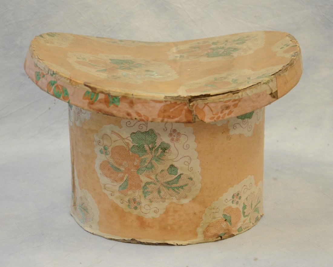 Wallpaper Box, in form of top hat, signed Joseph (1 of 6)