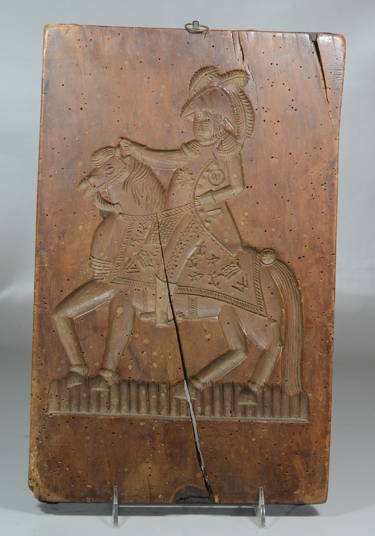 Continental 18th century cookie board or mold, double (1 of 3)