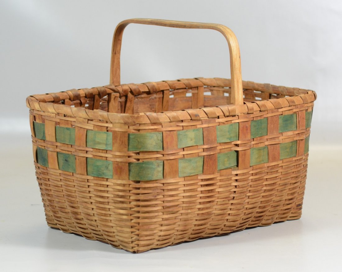 Woven reed gathering basket (1 of 3)