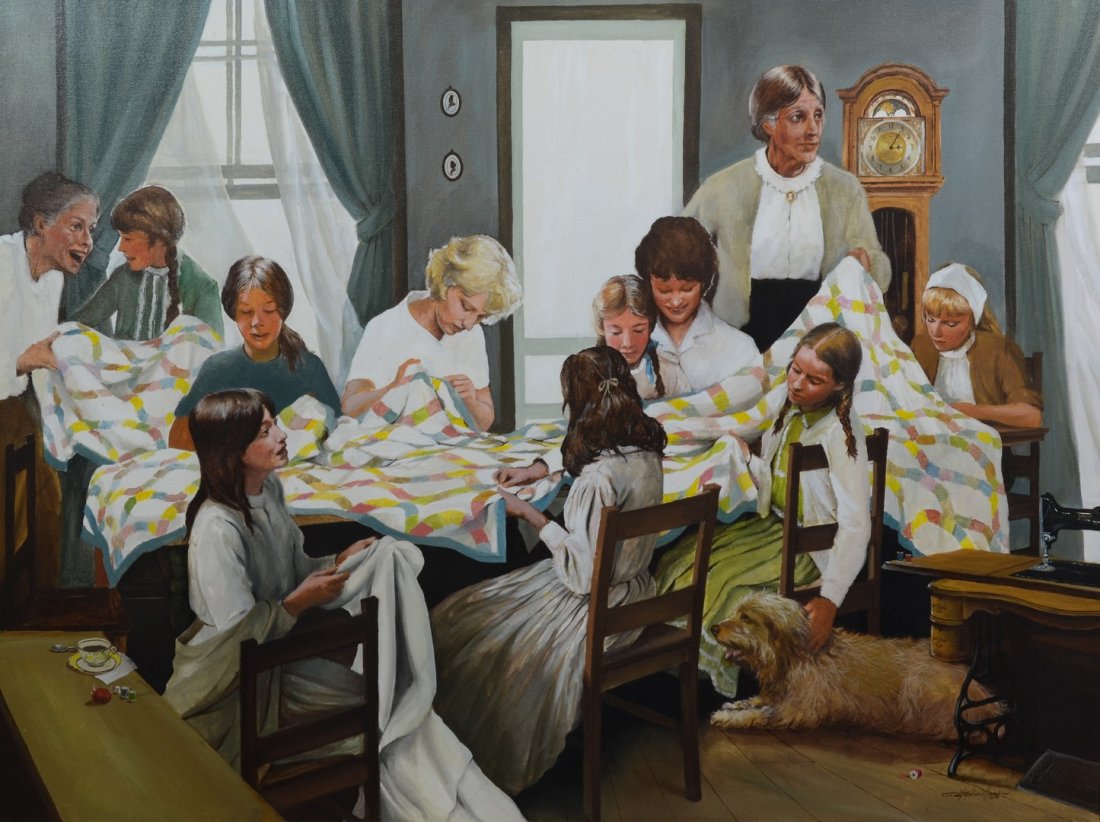 Paul MacWilliams (American, PA, 20th Century) "Family (1 of 3)