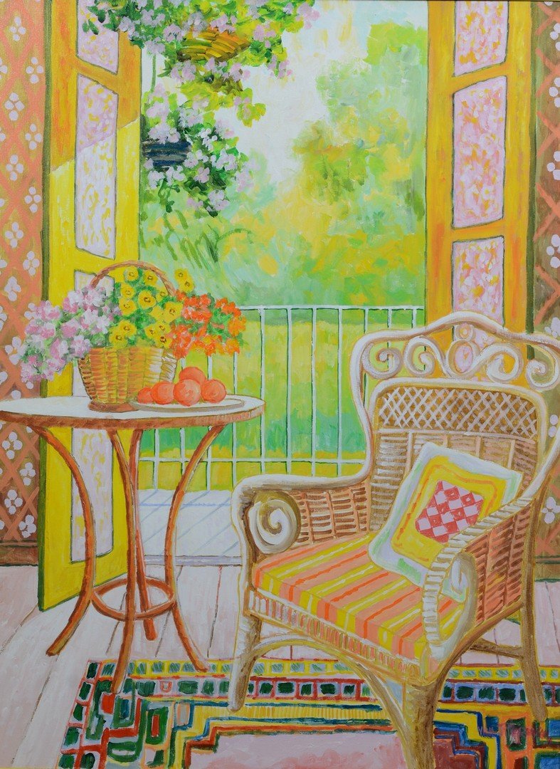 Lloyd Van Pitterson (American, 20th Century), oil on (1 of 3)