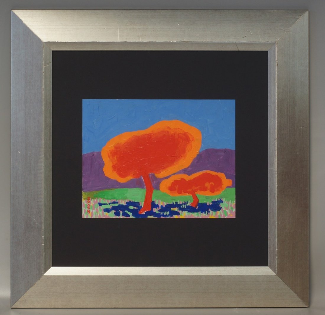 Seymour Zayon (American, b. 1930), acrylic on paper, (1 of 1)