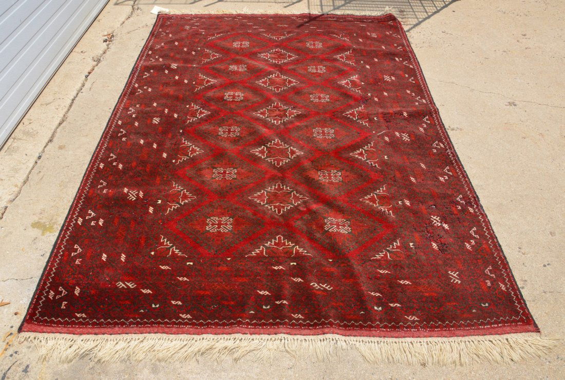 5' x 8' red Turkish carpet (1 of 2)