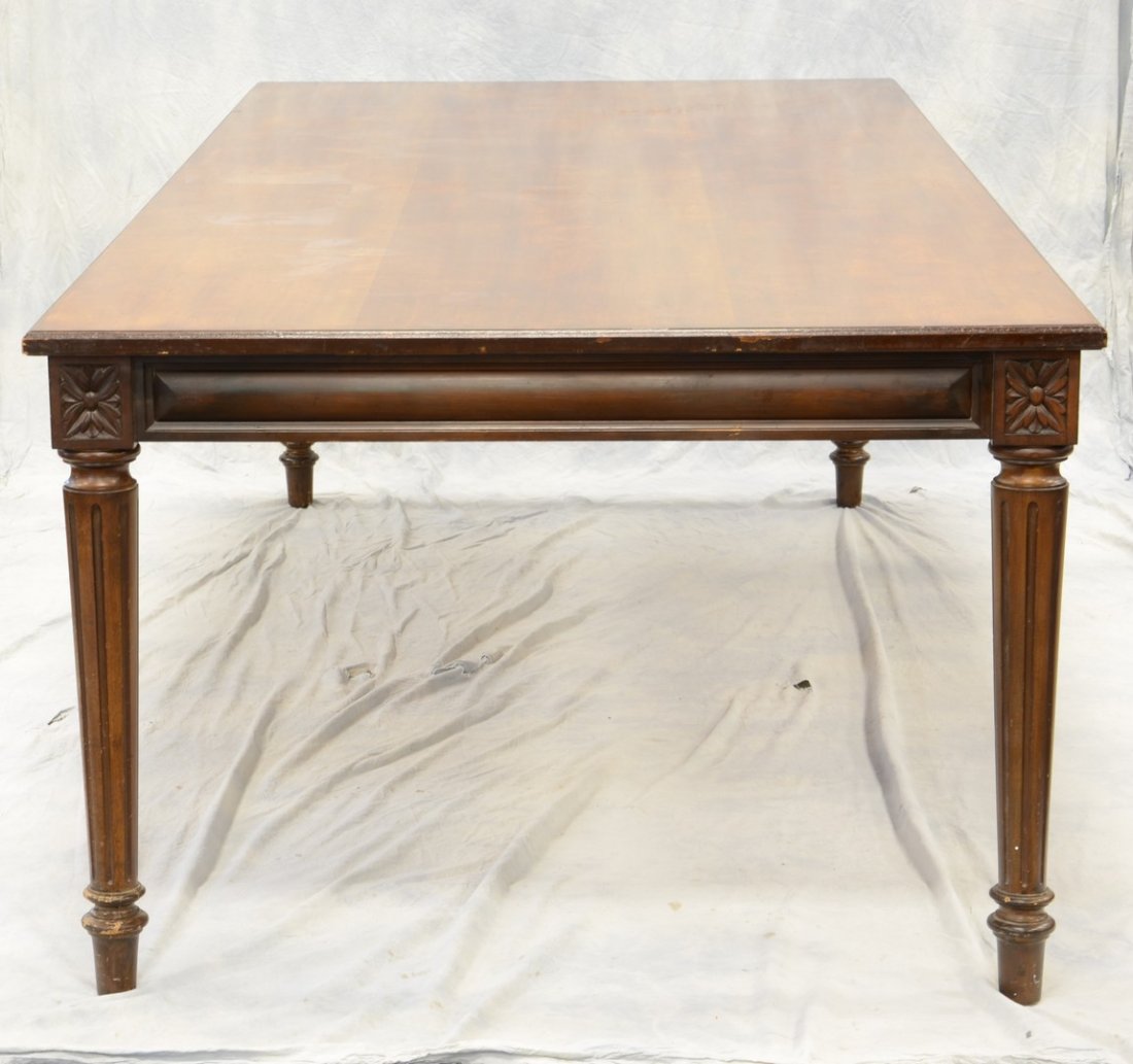 Louis XVI style walnut finished dining or conference (1 of 1)