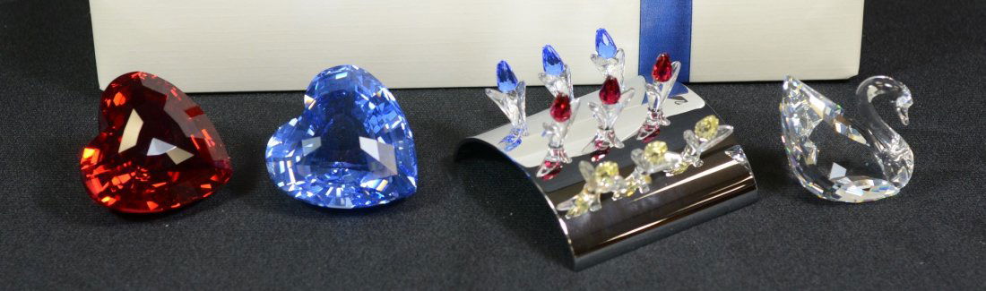 4 Swarovski lead crystal items including new member (1 of 2)