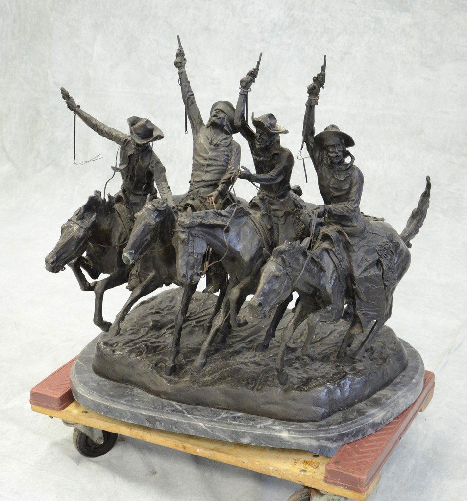 Fredrick Remington Coming Through the Rye bronze (1 of 5)